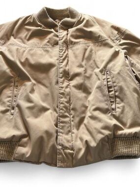 “The Original Varsity” Varsity Tan Bomber Jacket